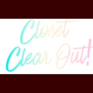 CLOSET CLEAR OUT